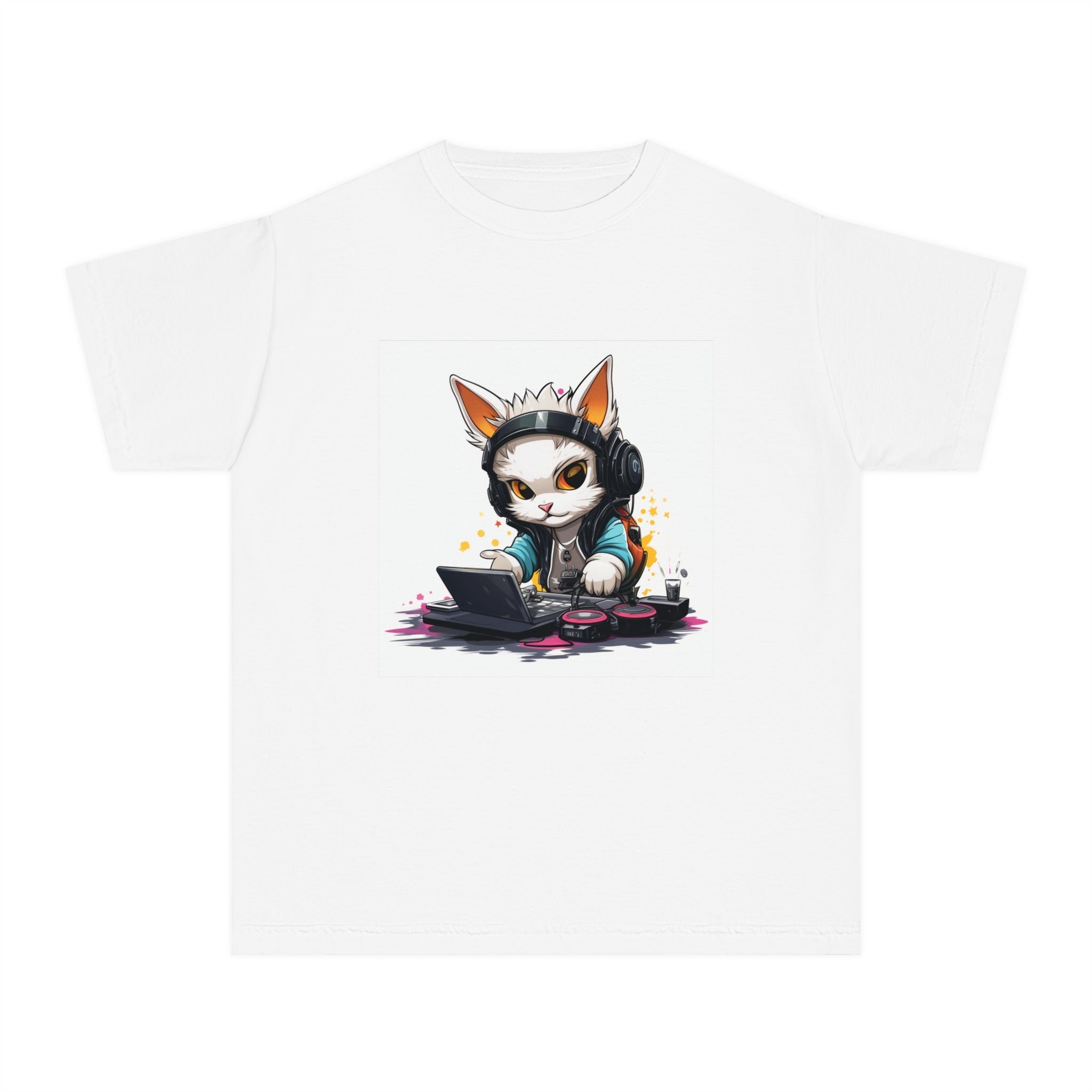 Cat DJ T-Shirt