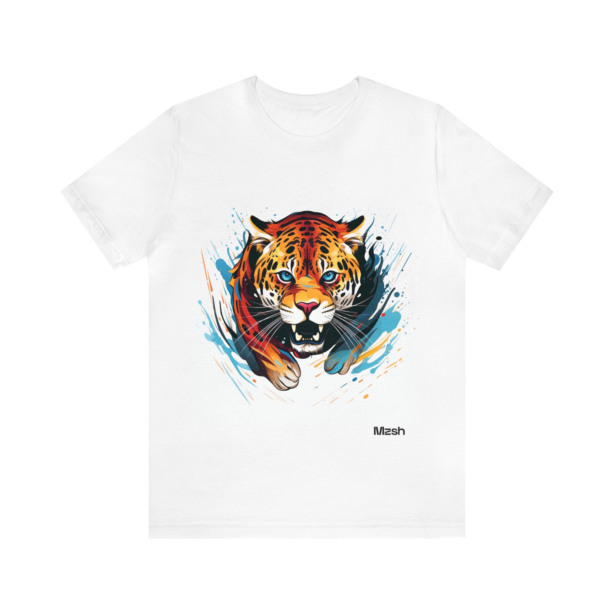 Attacking Tiger - Men T-Shirt