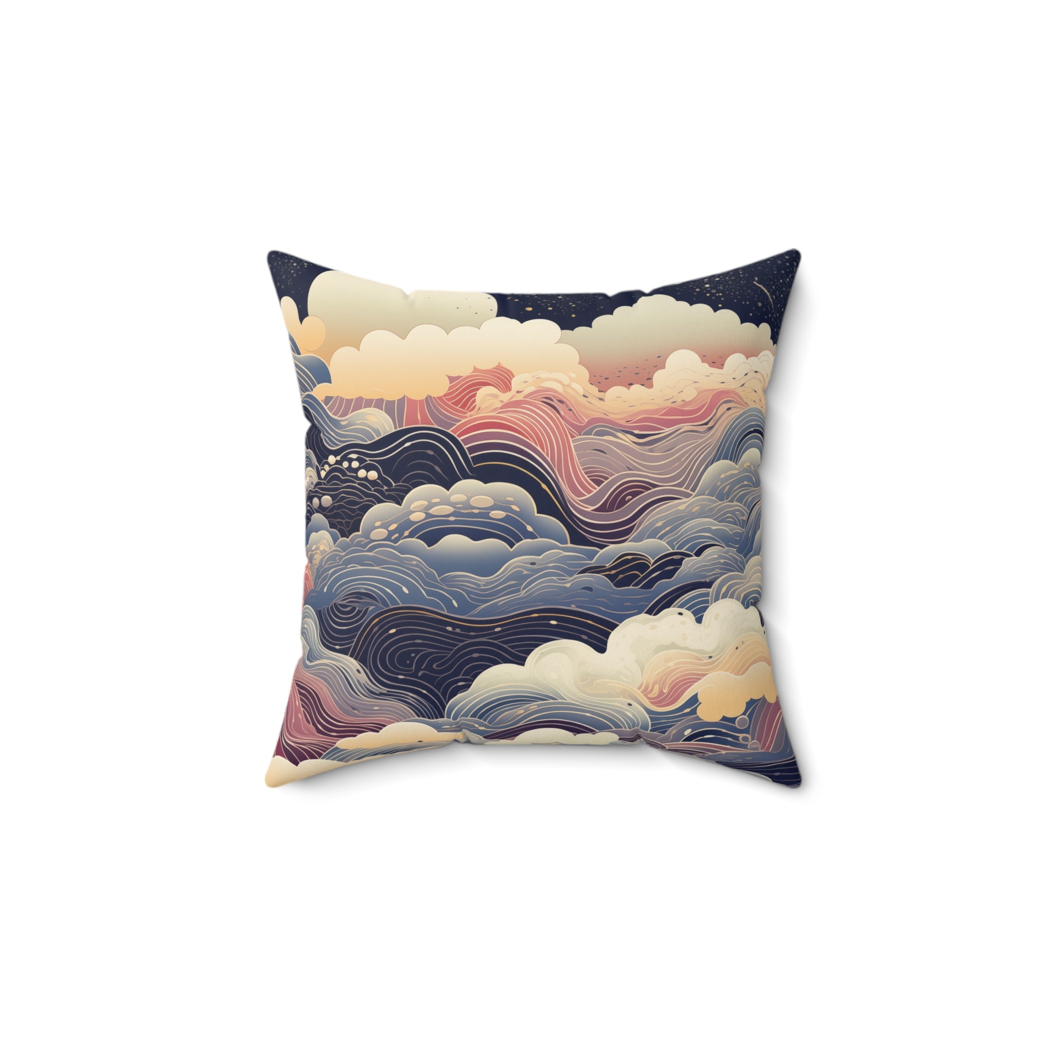 Lunar Landscapes - Square Pillow