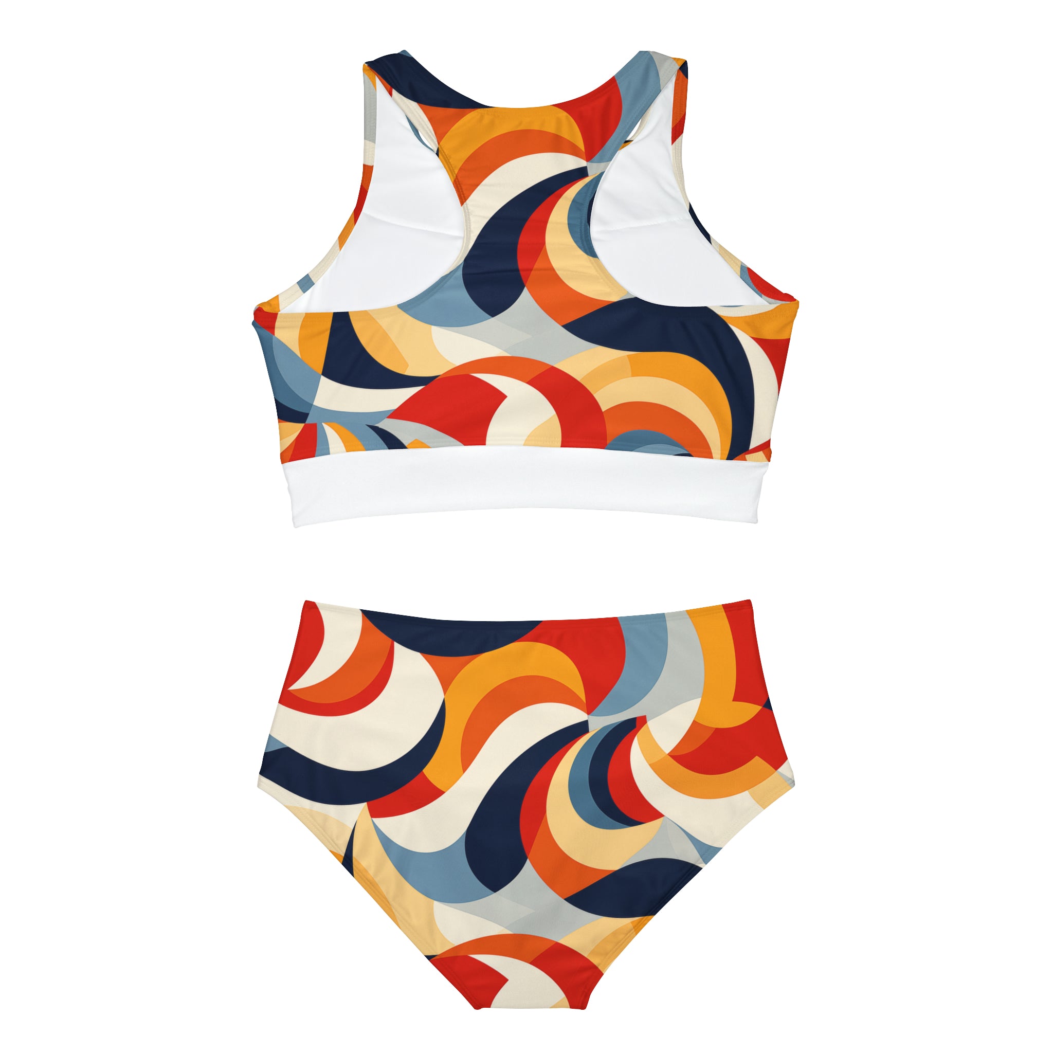 Geometric Jive - Sporty Bikini Set