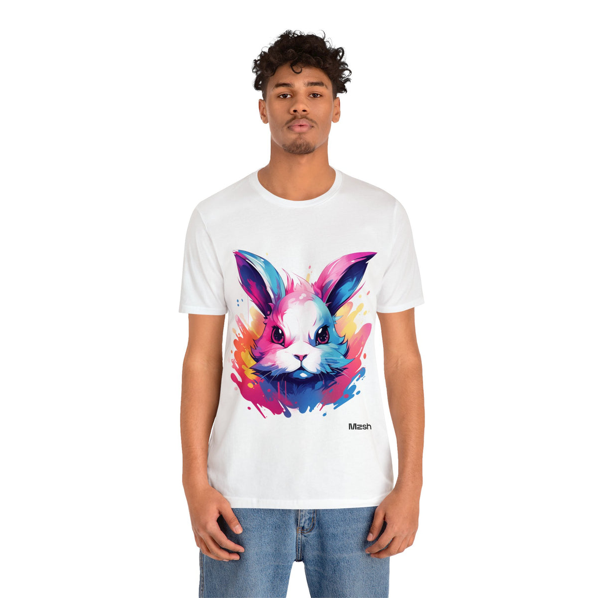 Courageous Rabbit - Men T-Shirt