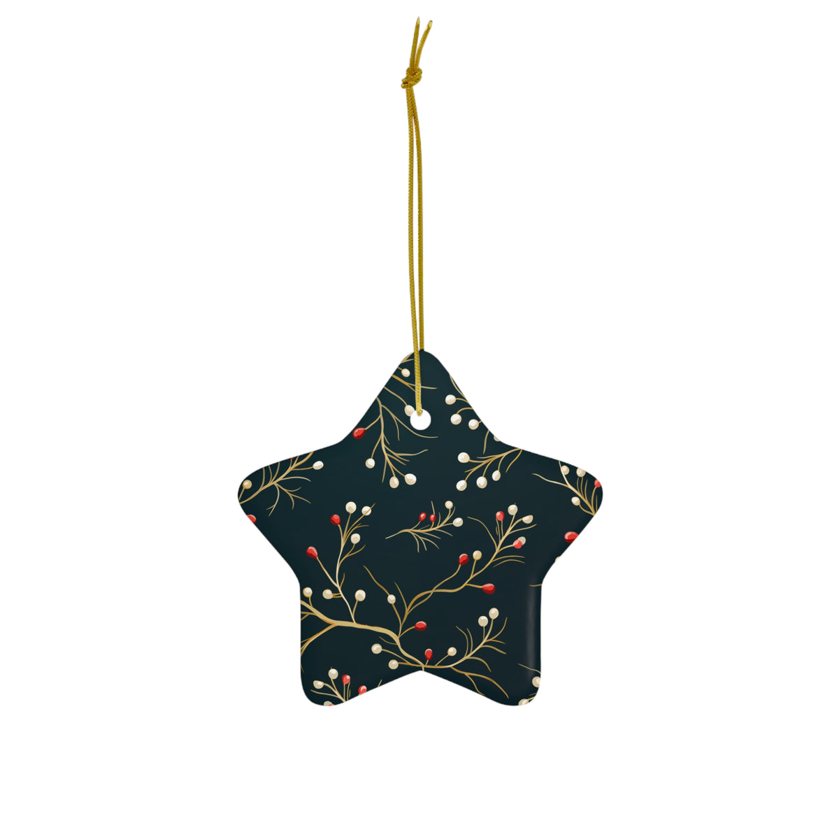 Mistletoe Moods - Ceramic Ornament