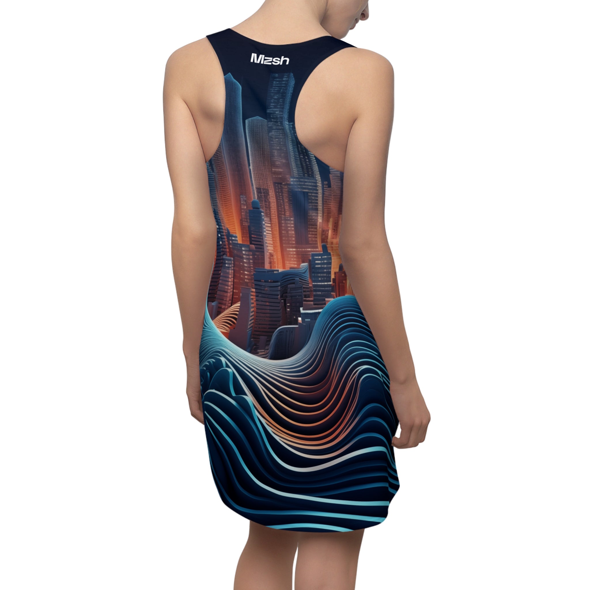 Urban Undulations - Racerback Dress