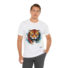 Attacking Tiger - Men T-Shirt