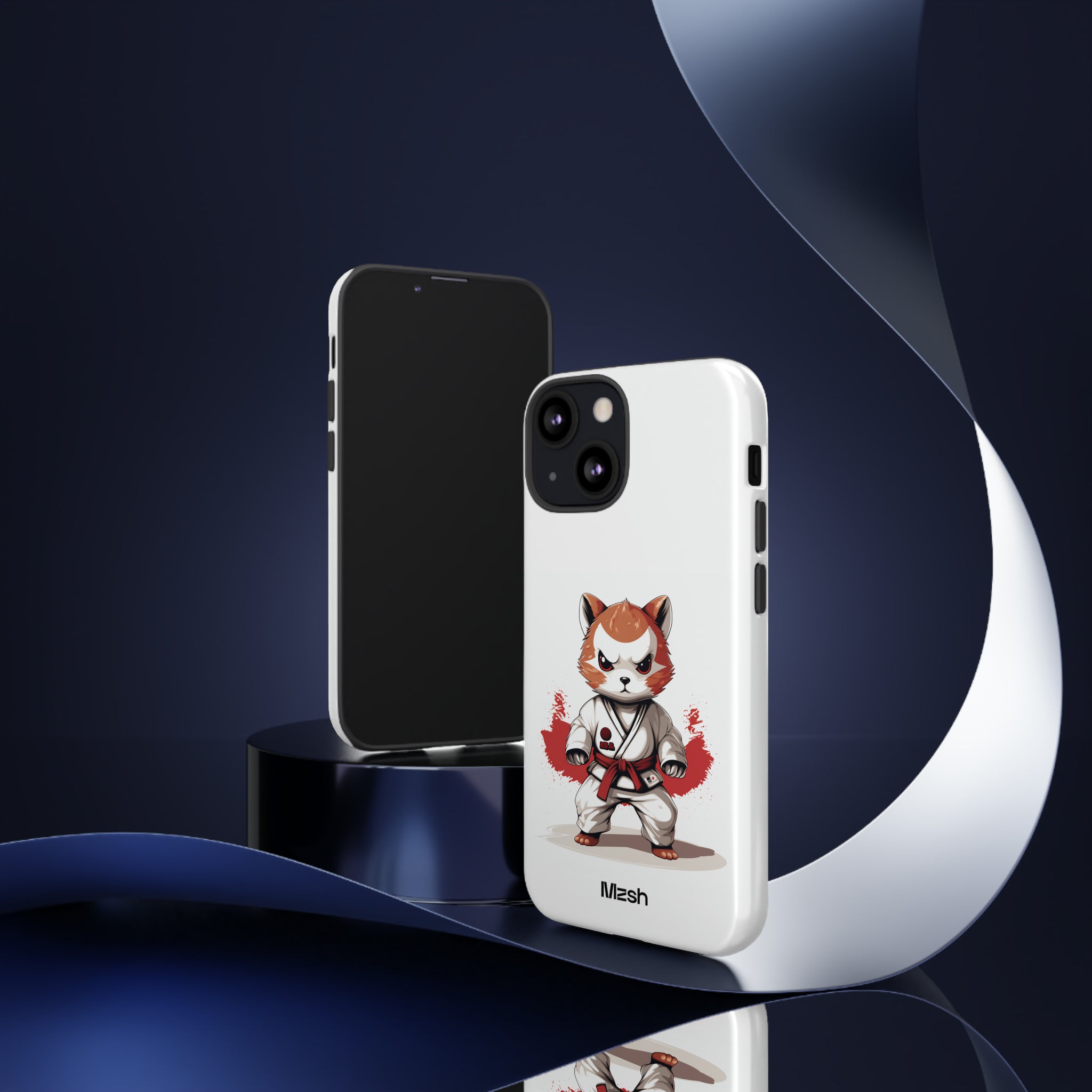 Karate Racoon - iPhone Case