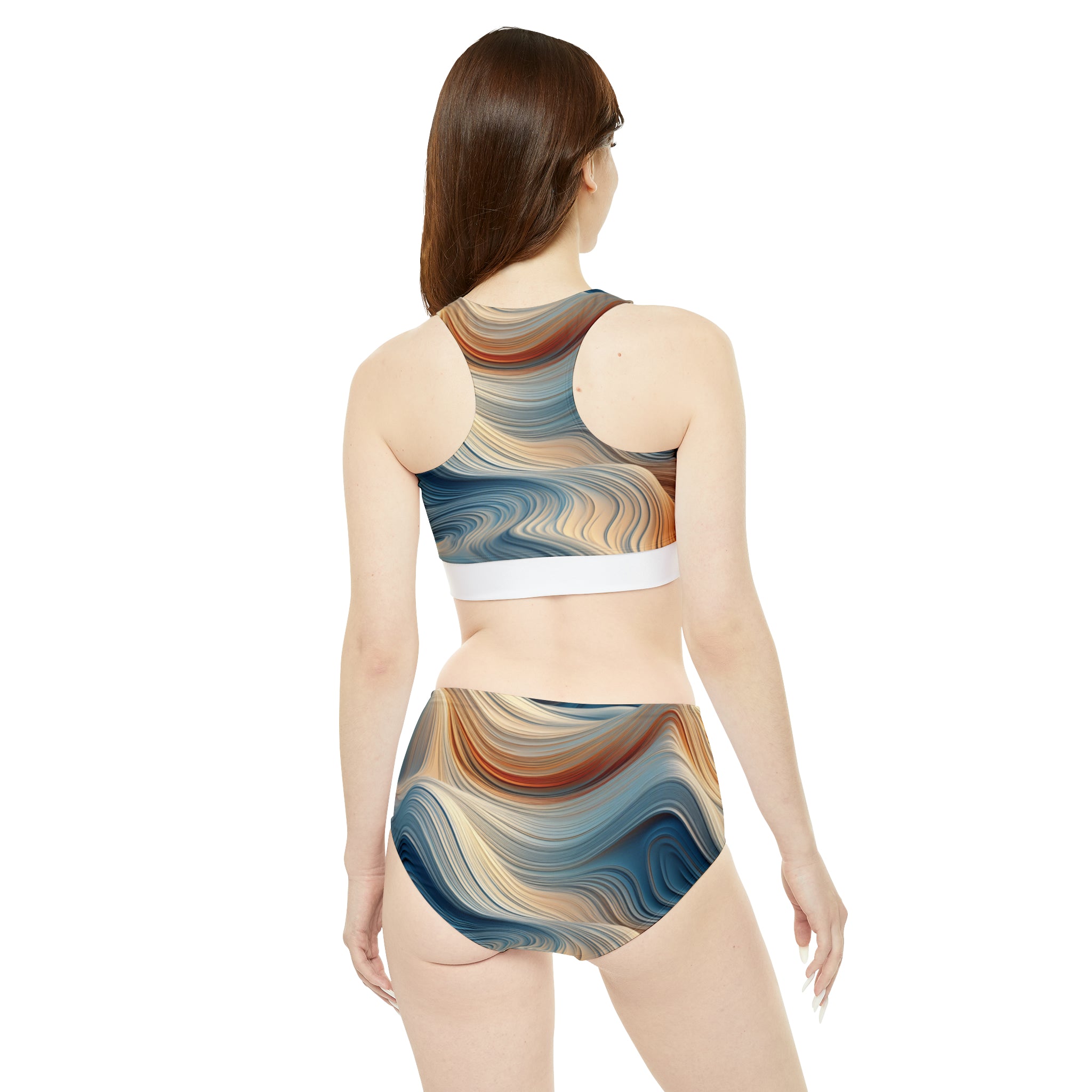 Digital Dunes - Ensemble bikini sportif