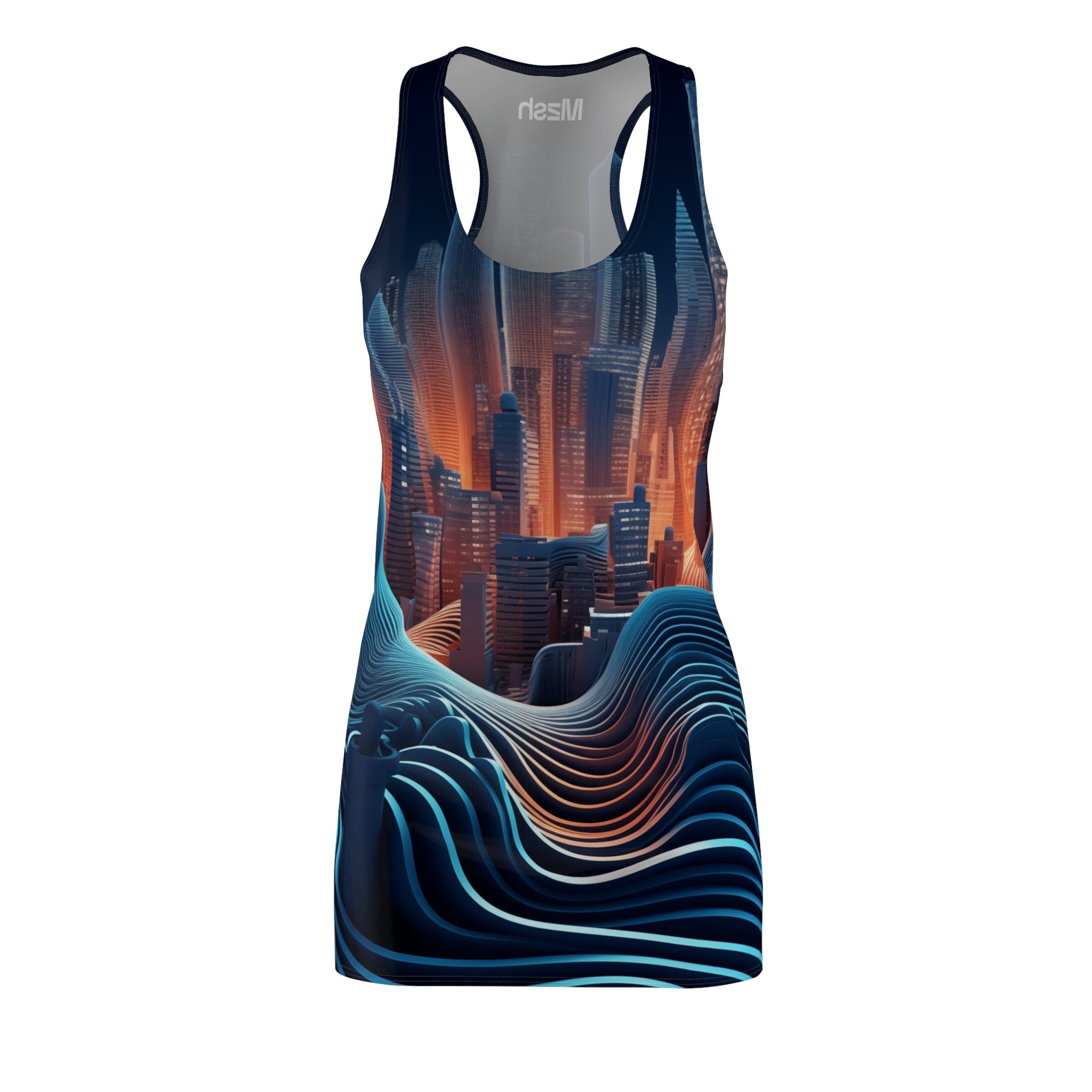 Urban Undulations - Racerback Dress