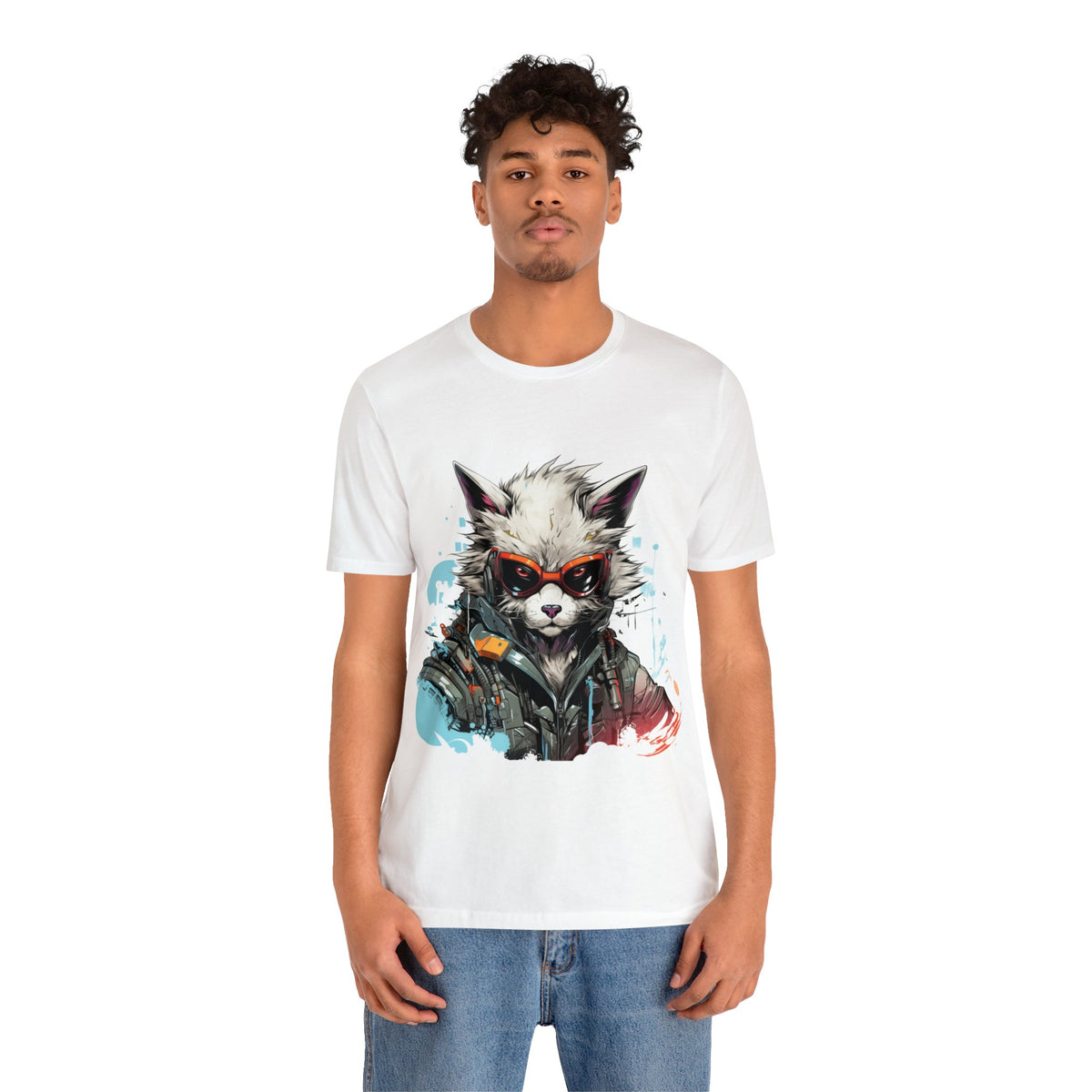Cyber Cat - Men T-Shirt