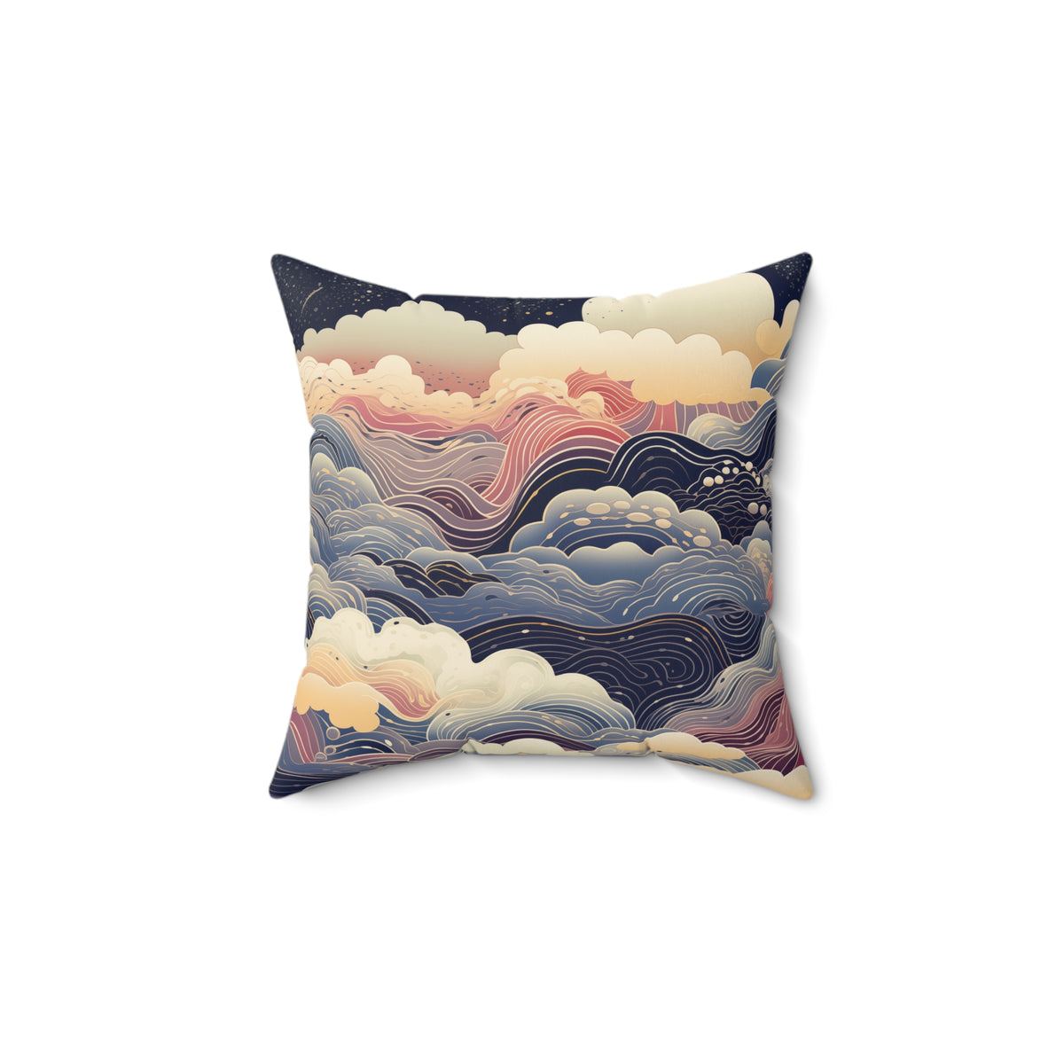 Lunar Landscapes - Square Pillow