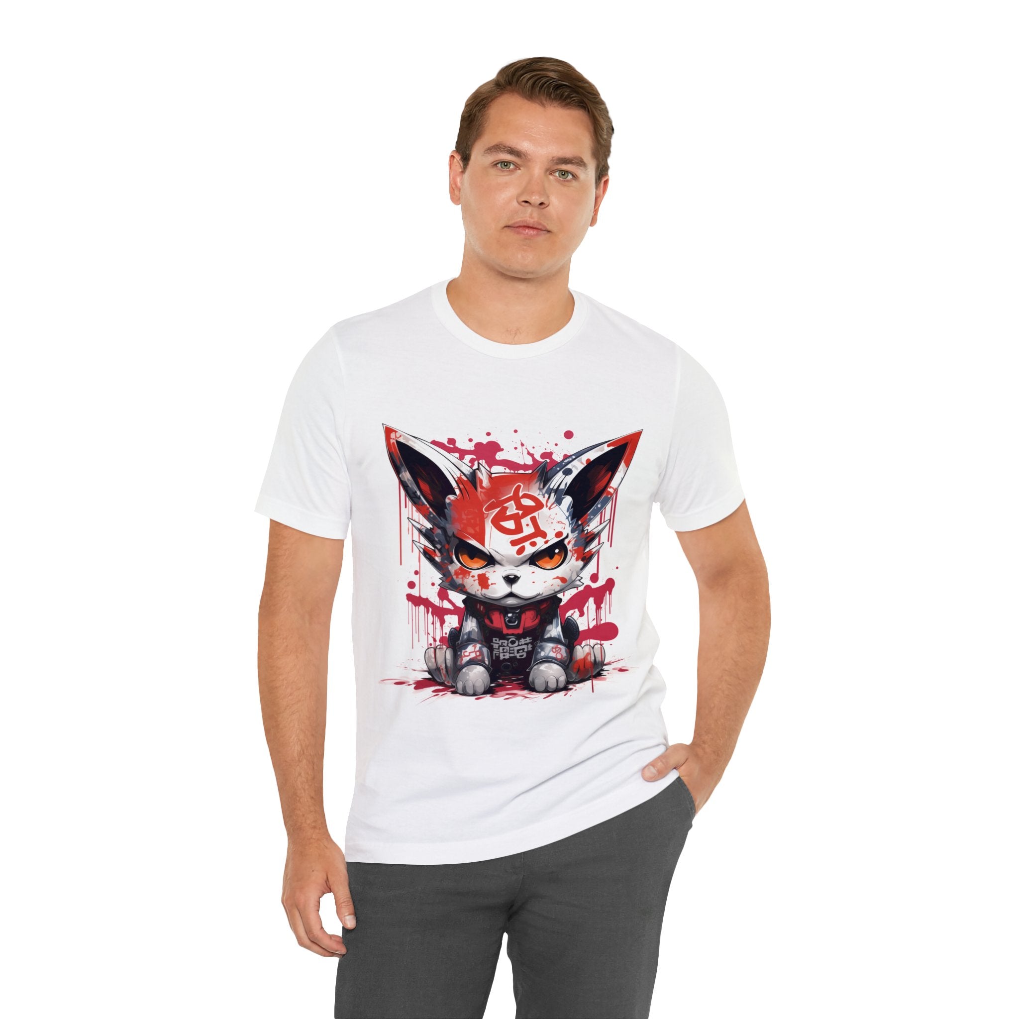 Manga Cat - Men T-Shirt