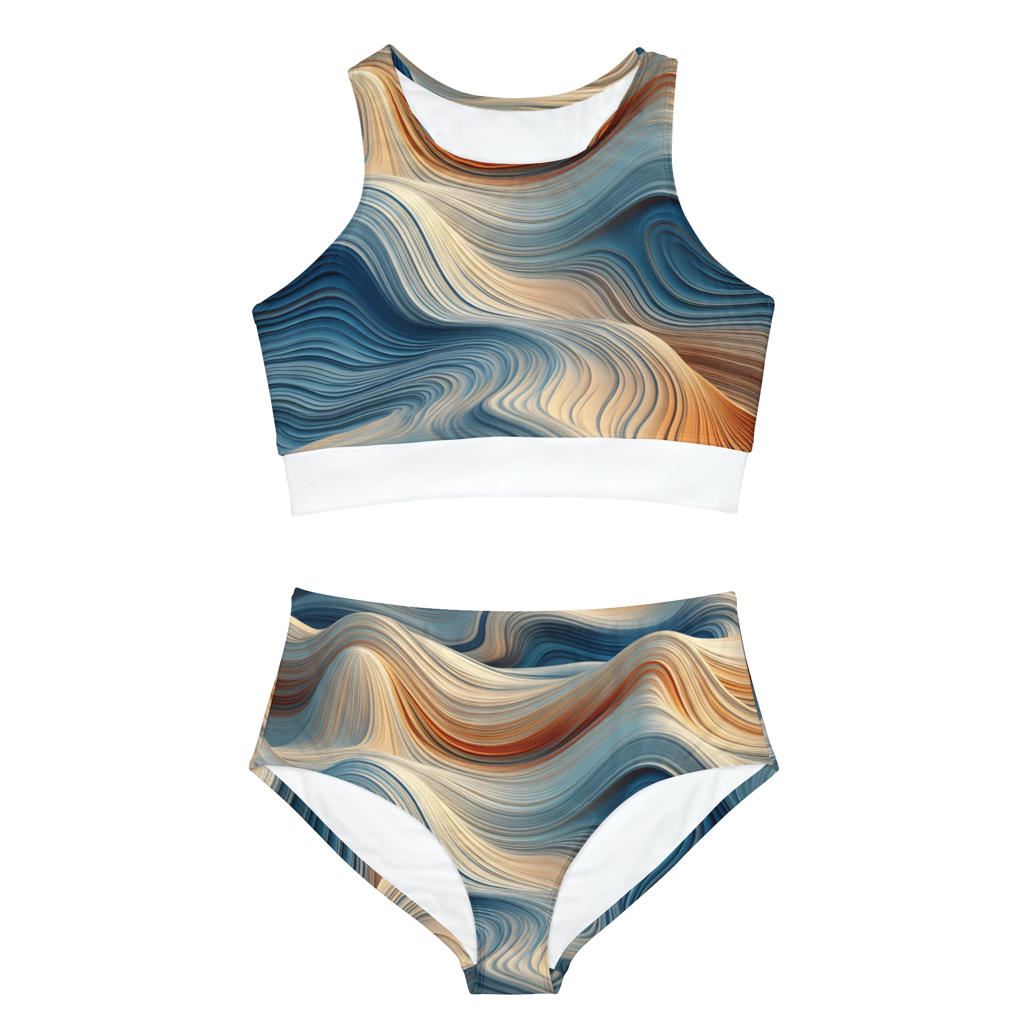 Digital Dunes - Ensemble bikini sportif