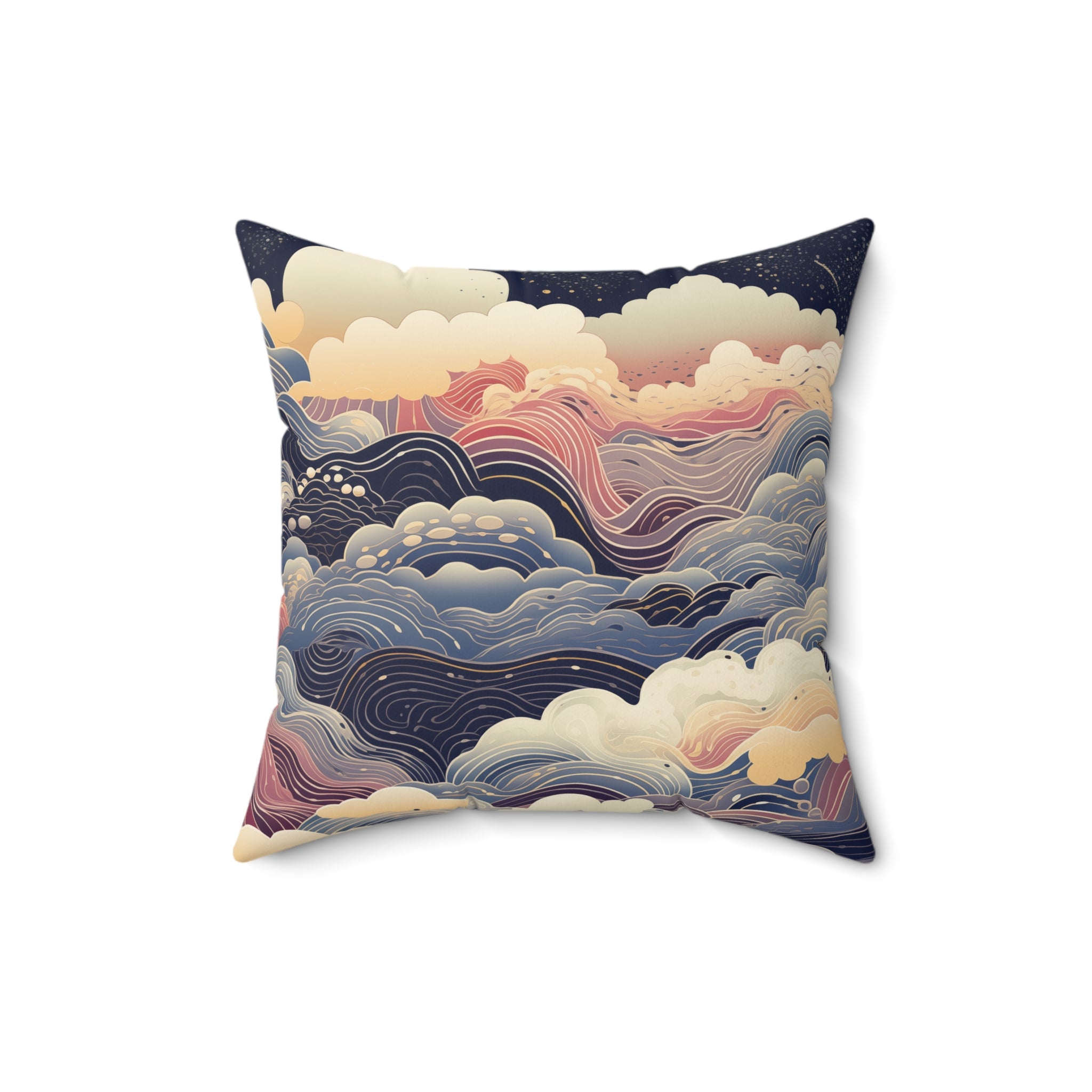 Lunar Landscapes - Square Pillow