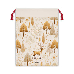 Golden Reindeer - Linen Bag