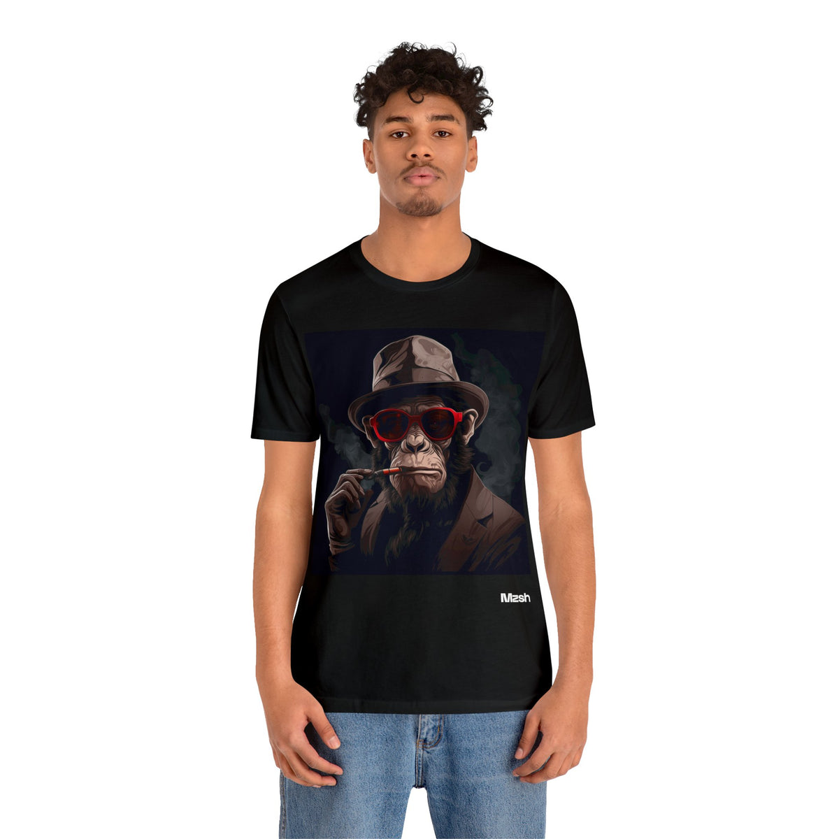 Smoking Monkey - Men T-Shirt