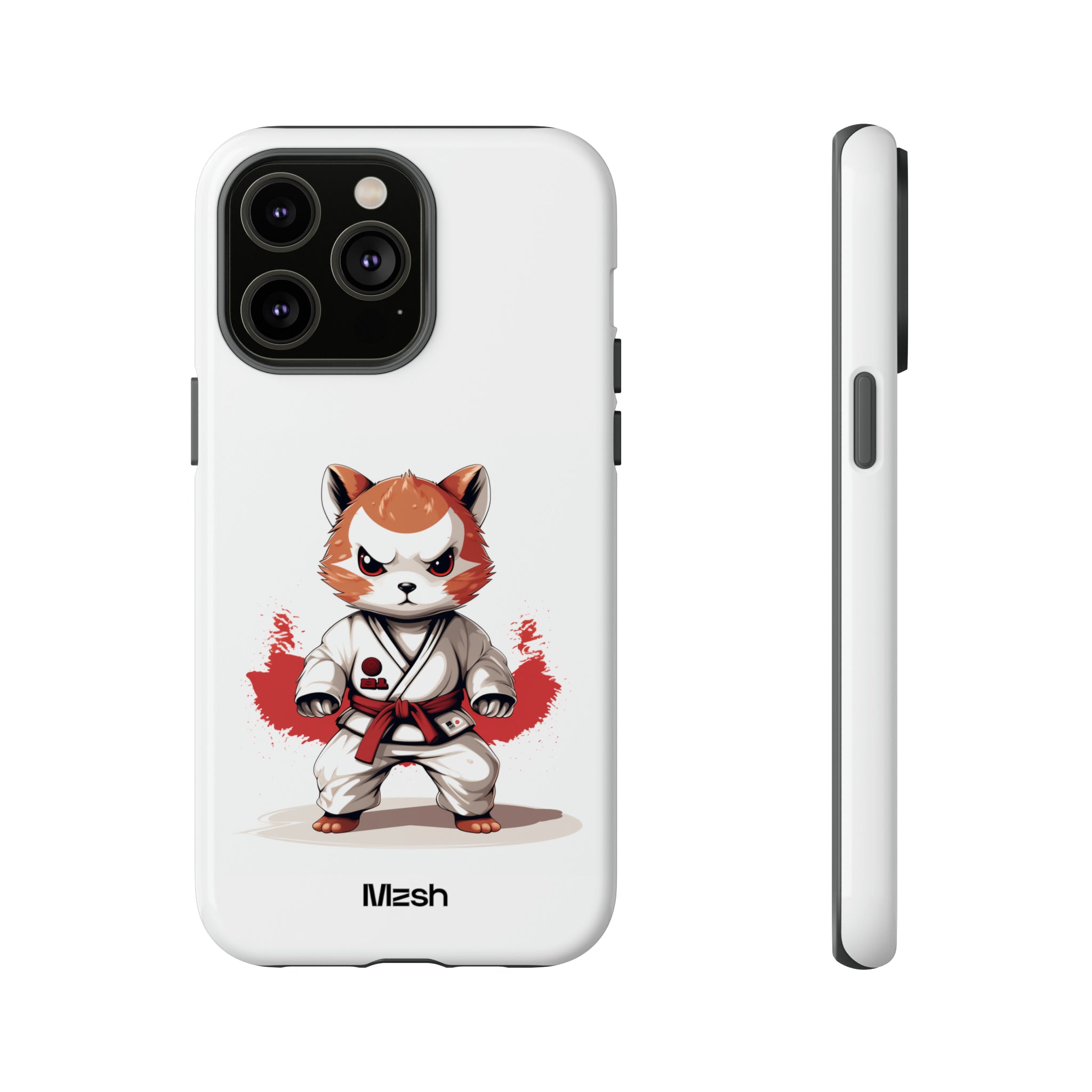 Karate Racoon - iPhone Case