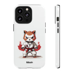 Karate Racoon - iPhone Case