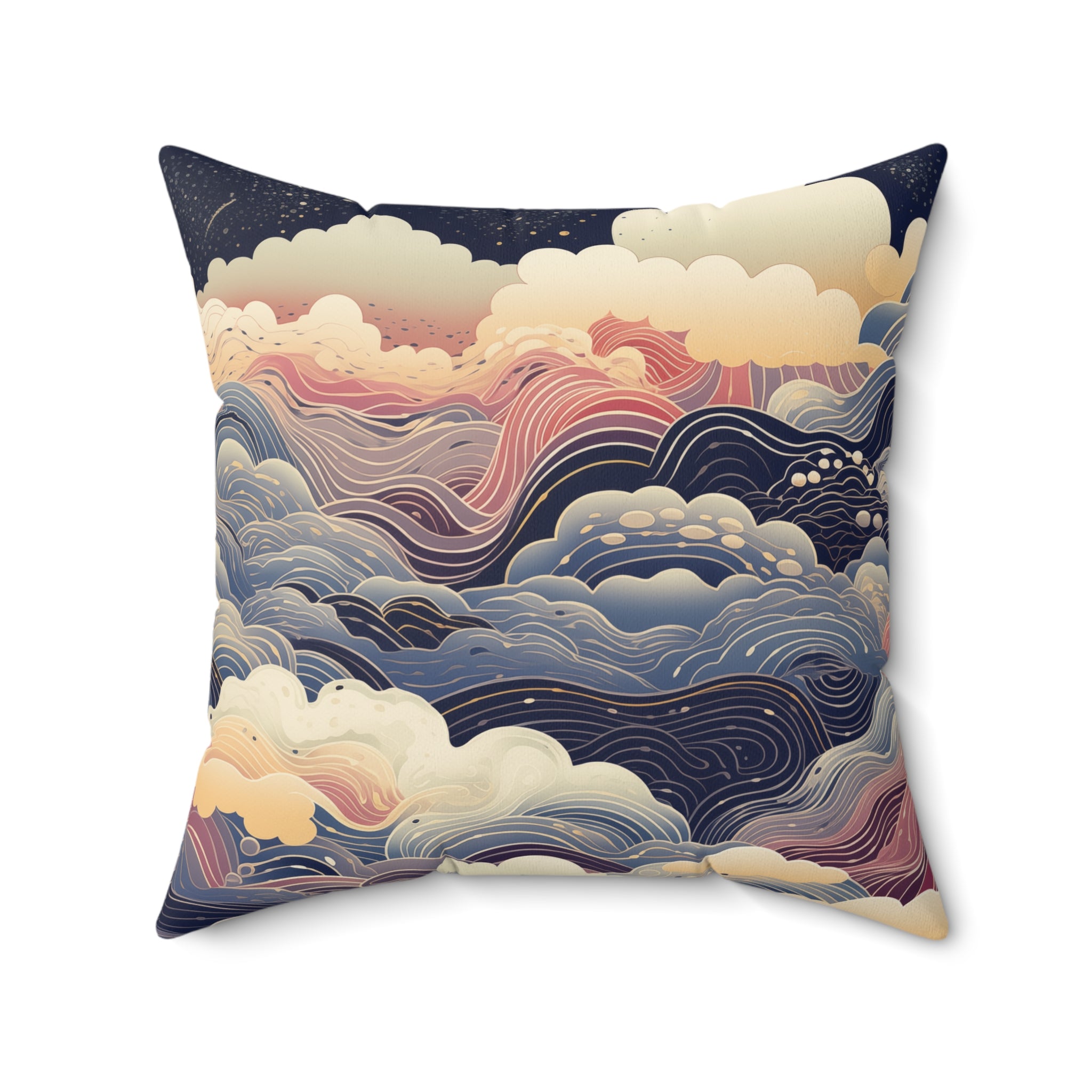 Lunar Landscapes - Square Pillow
