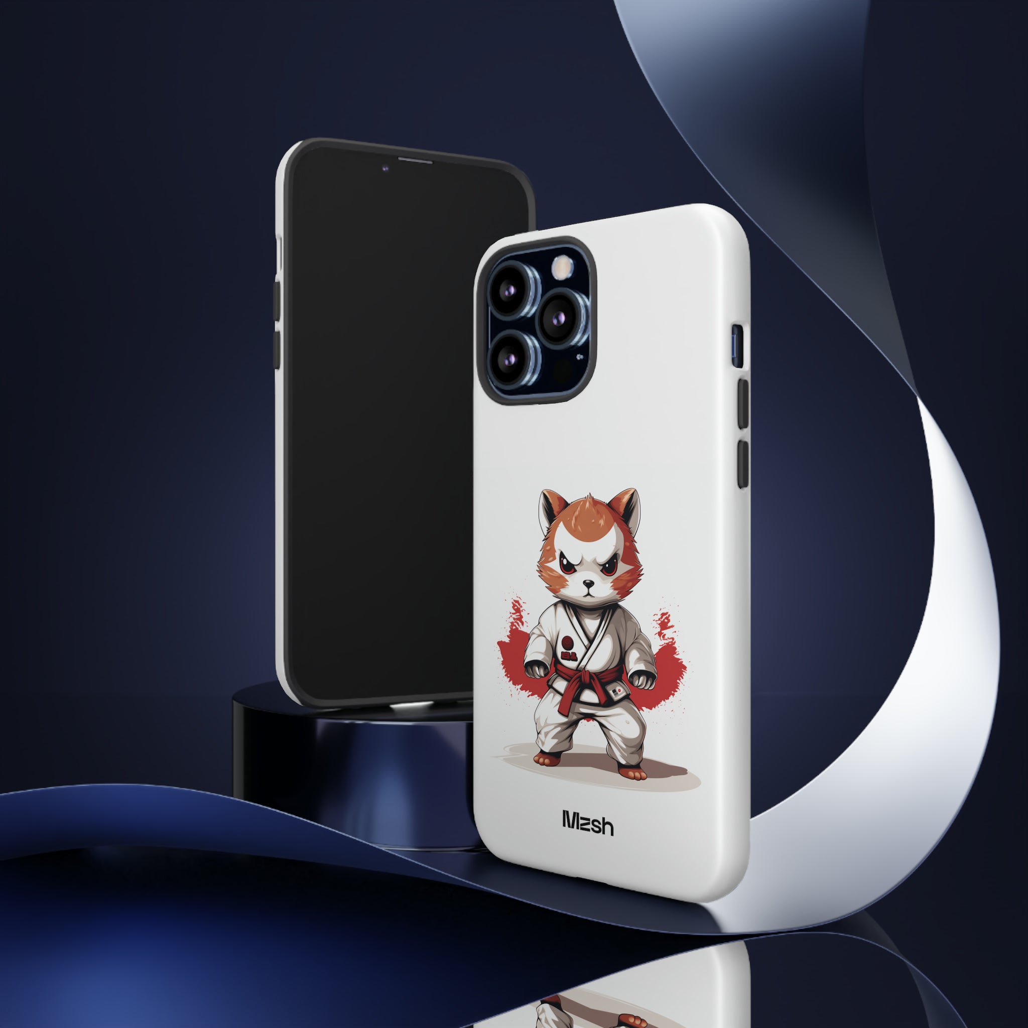 Karate Racoon - iPhone Case