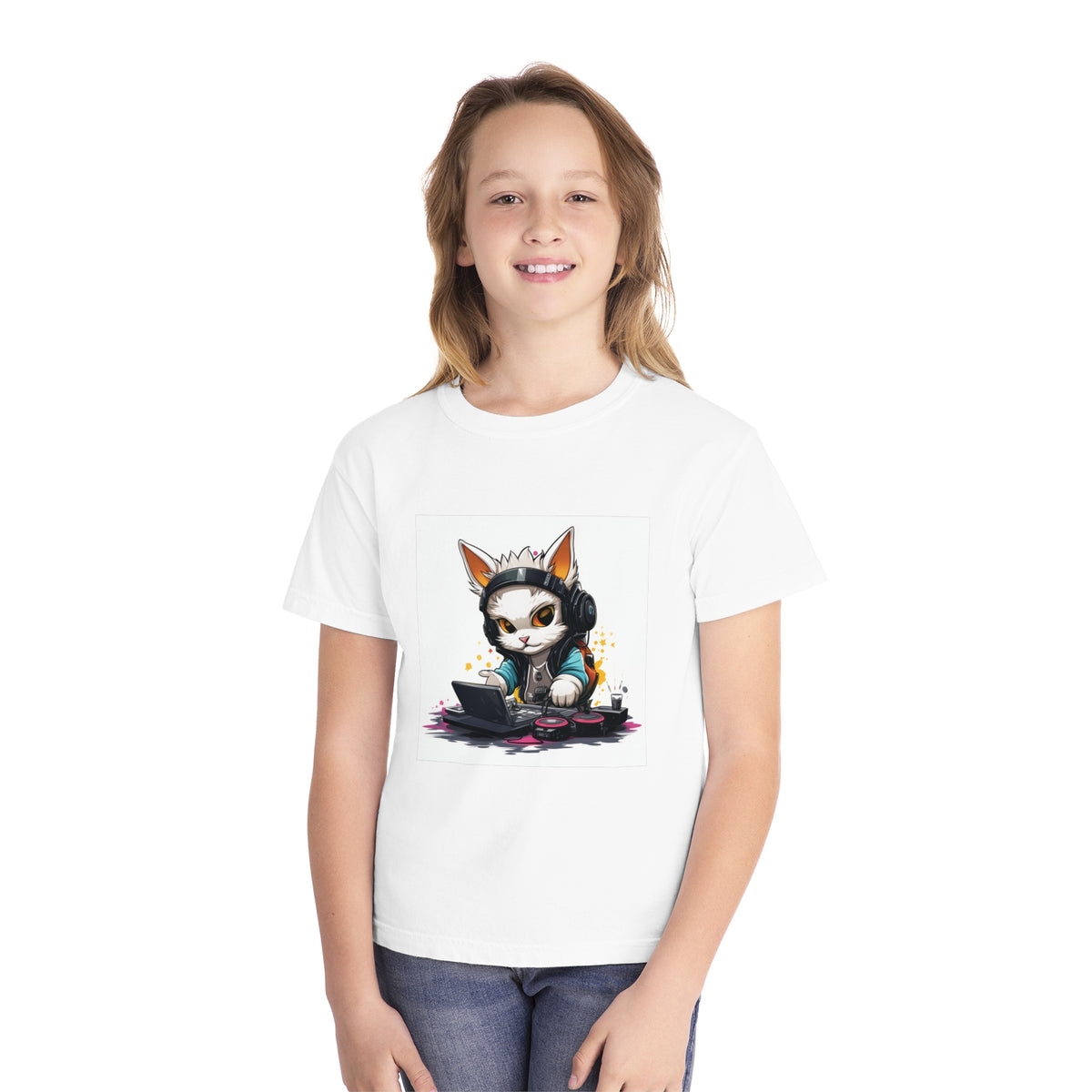 Cat DJ T-Shirt